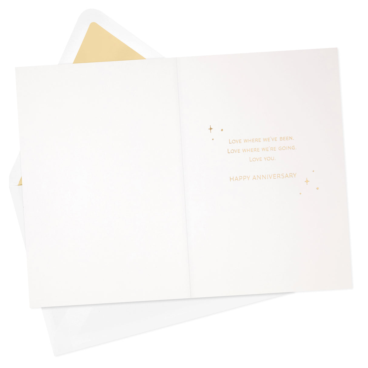 Hallmark Signature Wood Anniversary Card (Where We've Been, Where We're Going)