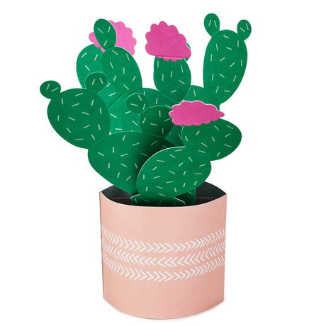  Paper Wonder Blank Pop Up Card (Potted Cactus)