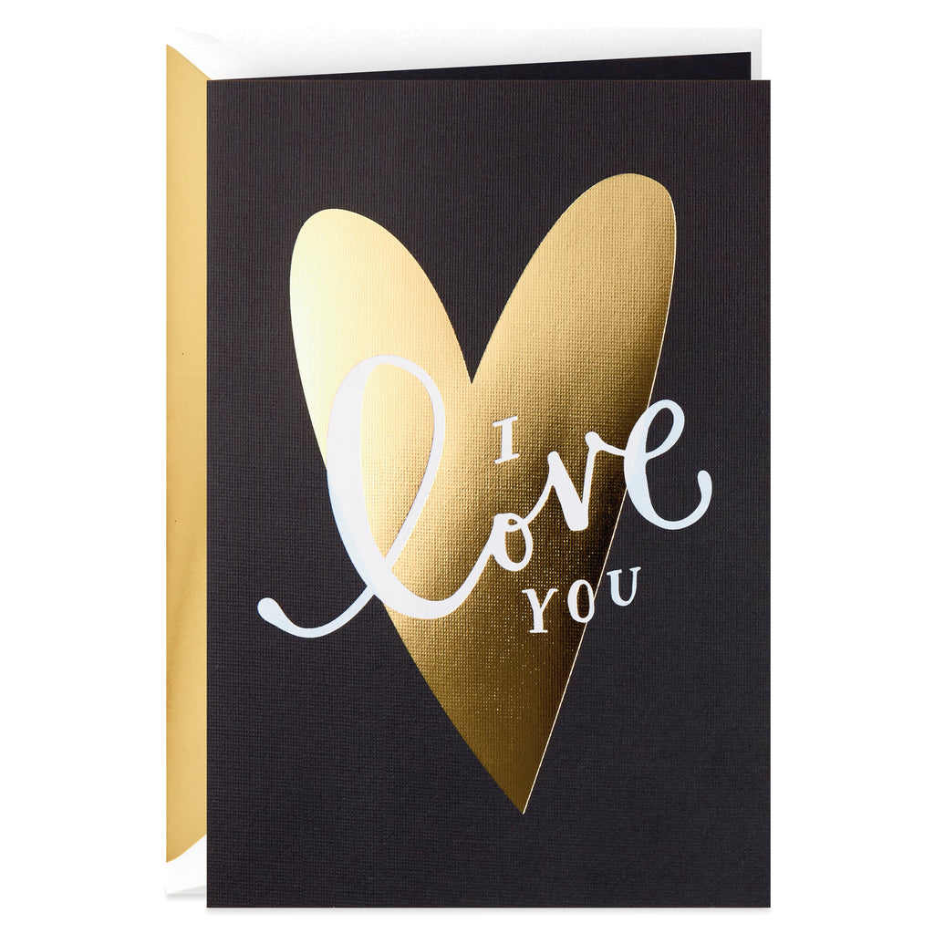 Signature Anniversary Card, Valentines Day Card, Love Card for Significant Other (Today, Tomorrow, Always)