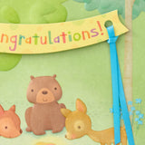 Baby Congratulations Greeting Card (Animals in the Woods)