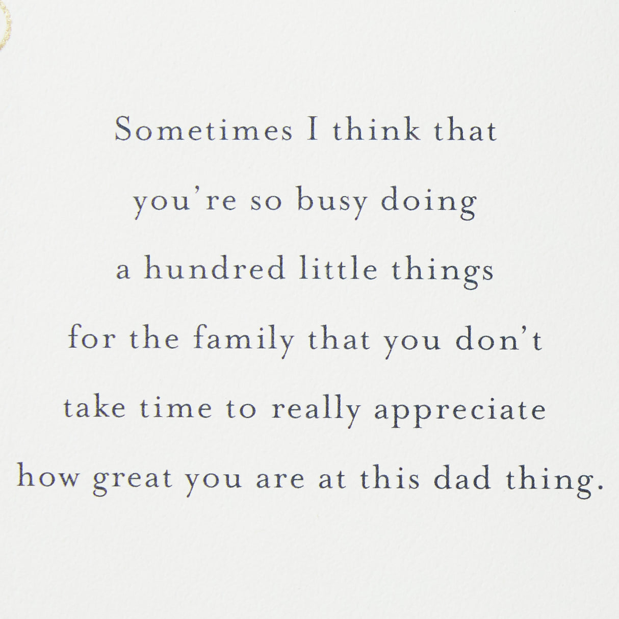Fathers Day Card for Husband or Boyfriend (Great Dad)