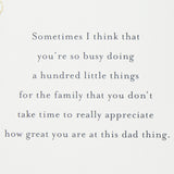 Fathers Day Card for Husband or Boyfriend (Great Dad)