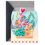 Paper Wonder Displayable Pop Up Anniversary Card (Goldfish)