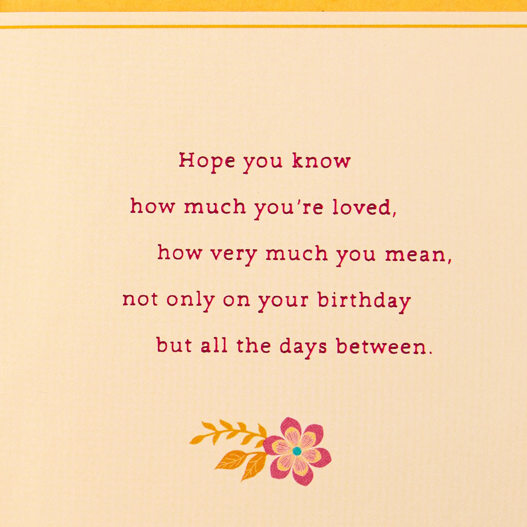 Birthday Card for Mom (Flowers)
