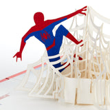 Signature Paper Wonder Pop Up Birthday Card or Fathers Day Card (Spider-Man)