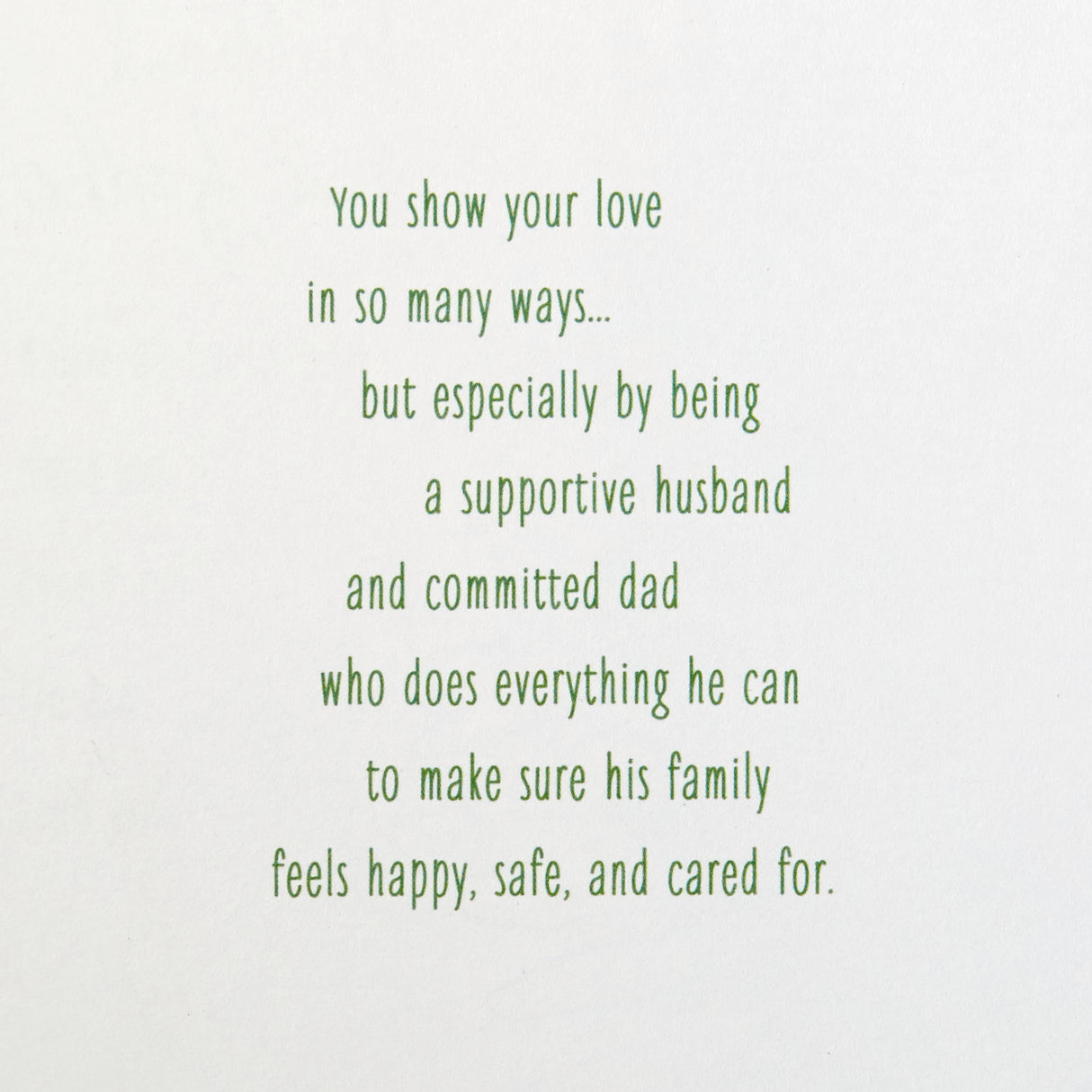 Father's Day Card for Husband (For A Wonderful Husband And Father)